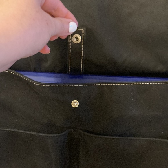 KENNETH COLE REACTION black Messenger 💼 bag - Picture 8 of 11